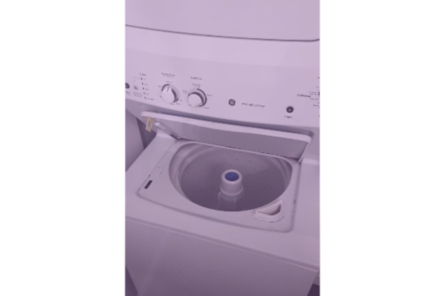 ge stackable washer and dryer won t go into diagnostic mode