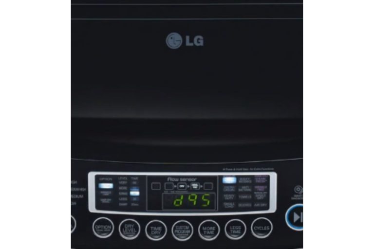 What Does Flow Sense Light D80/D90/D95 Mean On LG Dryer? RectifyHome