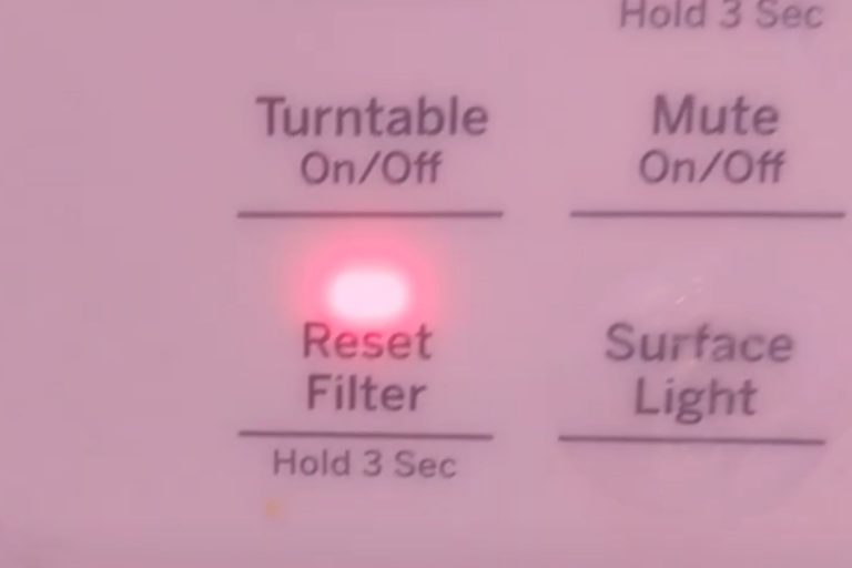 What Does Reset Filter On A GE Microwave Mean? (Find It Now) RectifyHome