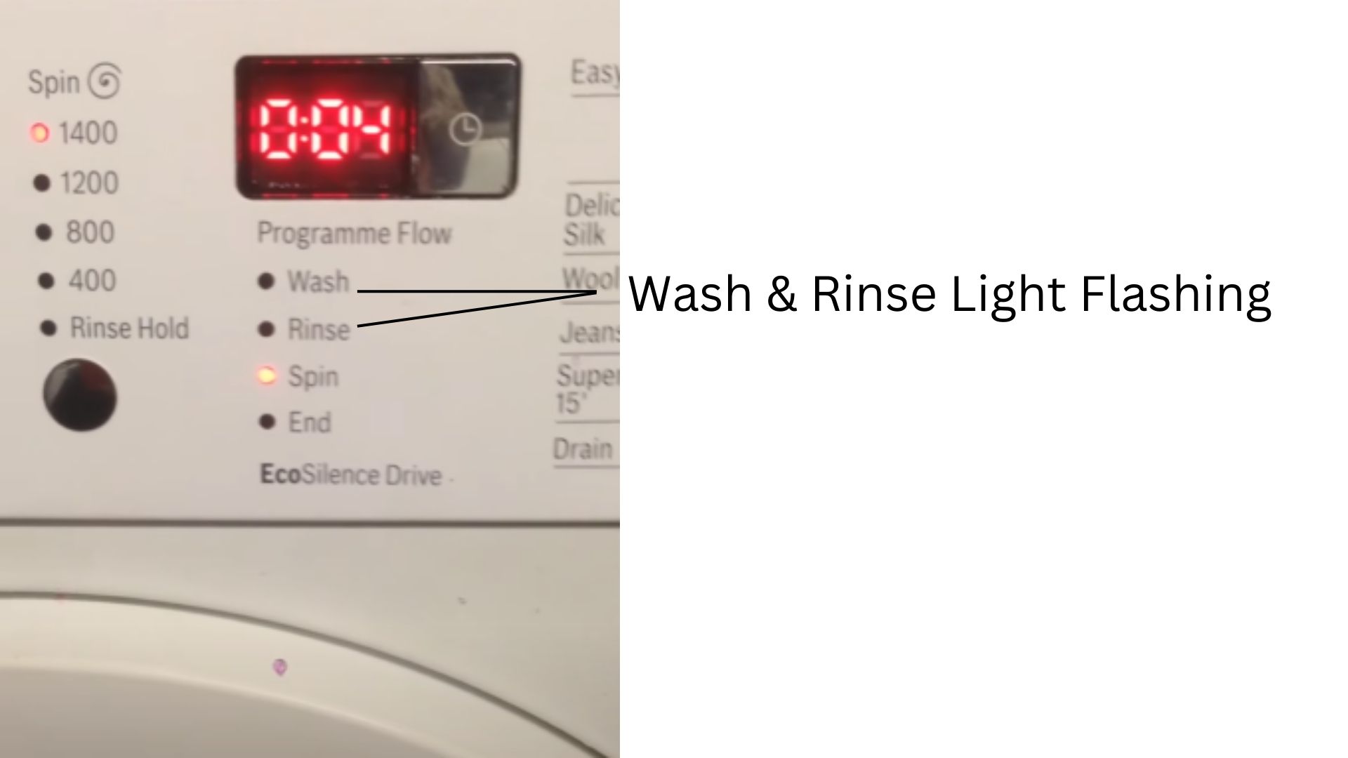 Bosch Washing Machine Flashing Red/Wash/Rinse/Spin/End Light RectifyHome