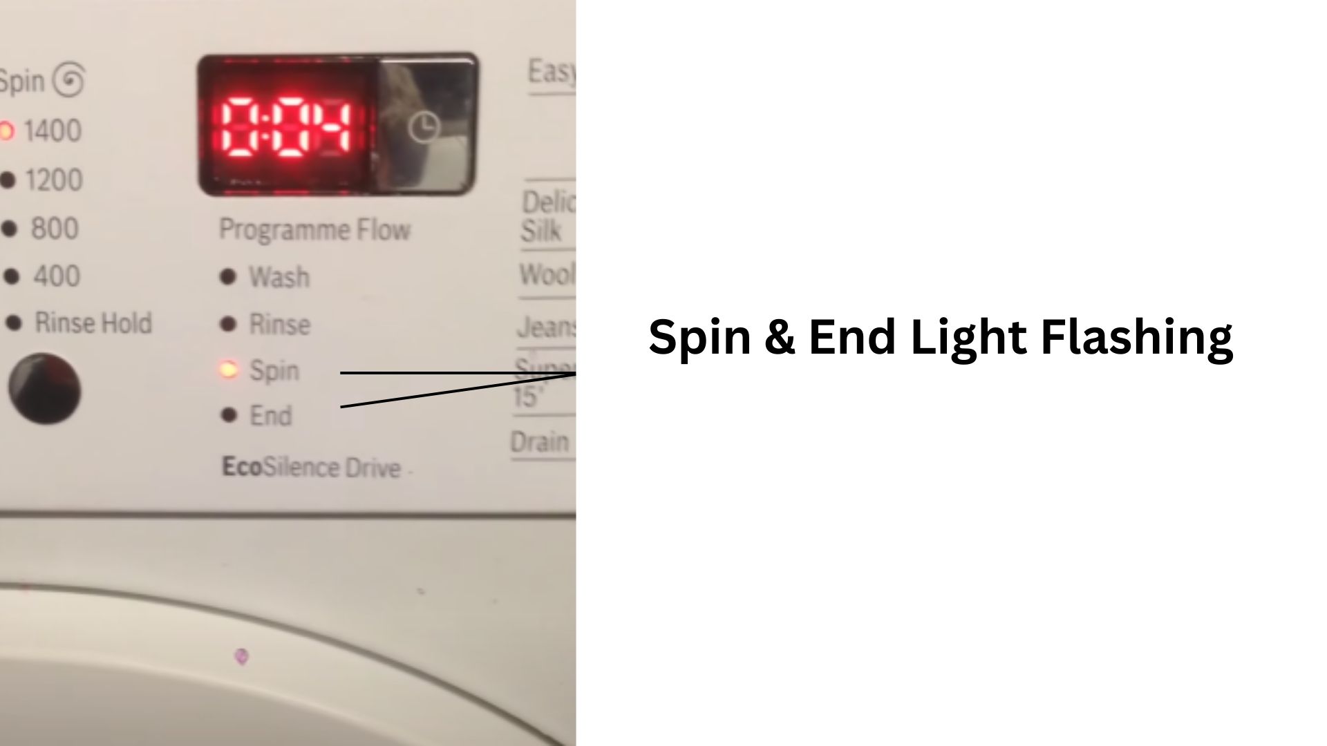 Bosch Washing Machine Flashing Red/Wash/Rinse/Spin/End Light RectifyHome